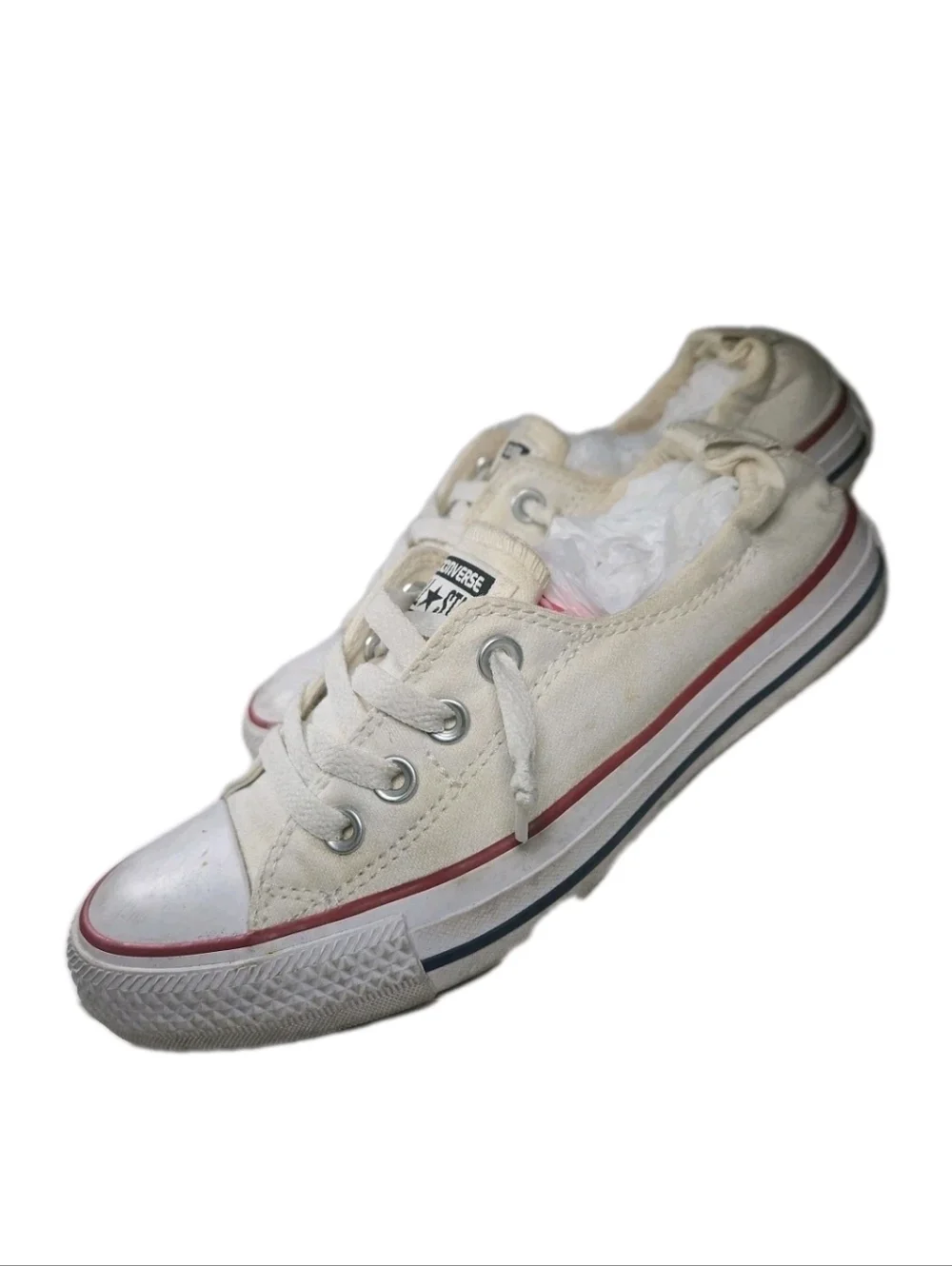 Converse All Star Chucks Shoreline Knit Slip-On 537084F Women Sz:7 Wht Indie (7B